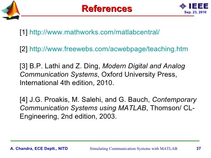 Contemporary Communication Systems Using Matlab Pdf